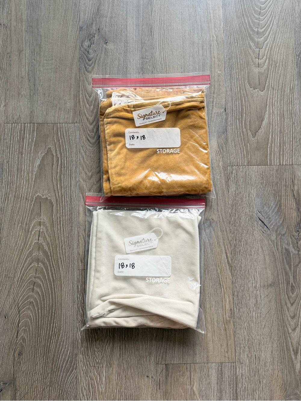 Set of 3 Velvet Pillowcases 18x18